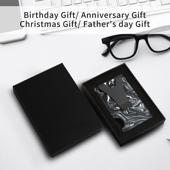 â¨â¨XFBouti Upgraded Colored Men's Money Clip Minimalist Slim Wallet - Picture 7 of 7